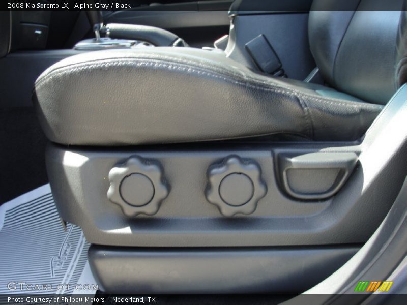 Alpine Gray / Black 2008 Kia Sorento LX