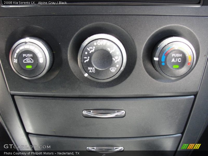 Alpine Gray / Black 2008 Kia Sorento LX