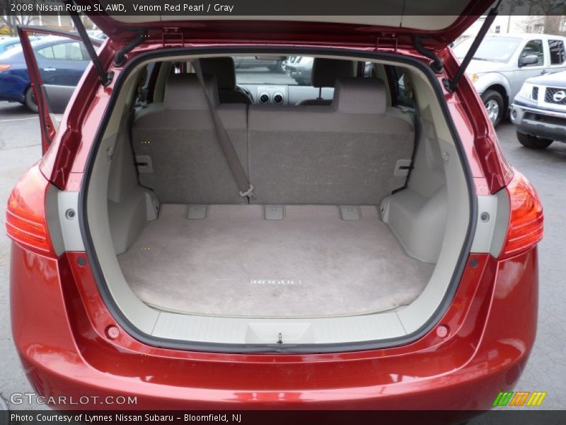 Venom Red Pearl / Gray 2008 Nissan Rogue SL AWD