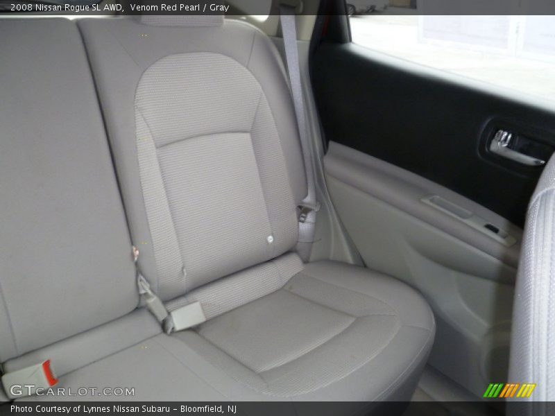 Venom Red Pearl / Gray 2008 Nissan Rogue SL AWD