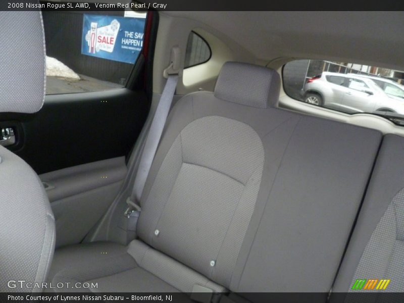 Venom Red Pearl / Gray 2008 Nissan Rogue SL AWD