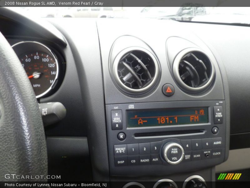 Venom Red Pearl / Gray 2008 Nissan Rogue SL AWD