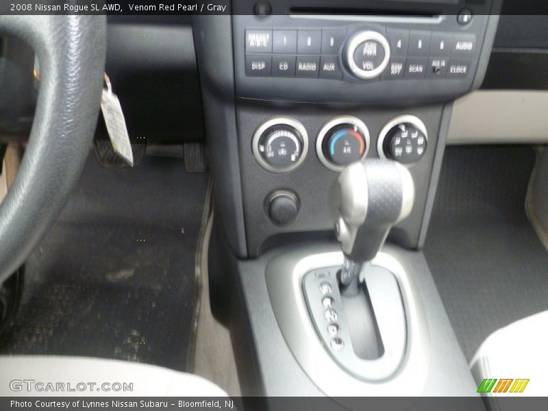 Venom Red Pearl / Gray 2008 Nissan Rogue SL AWD