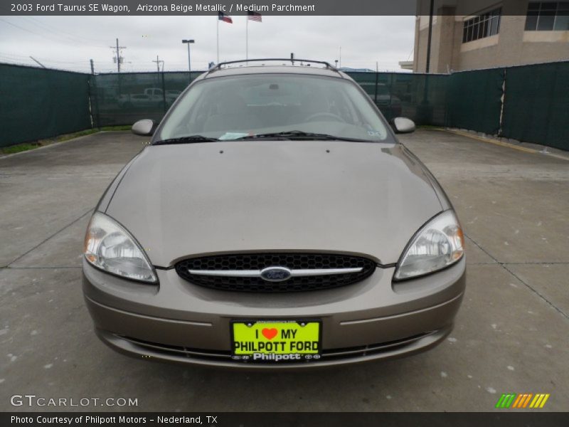 Arizona Beige Metallic / Medium Parchment 2003 Ford Taurus SE Wagon