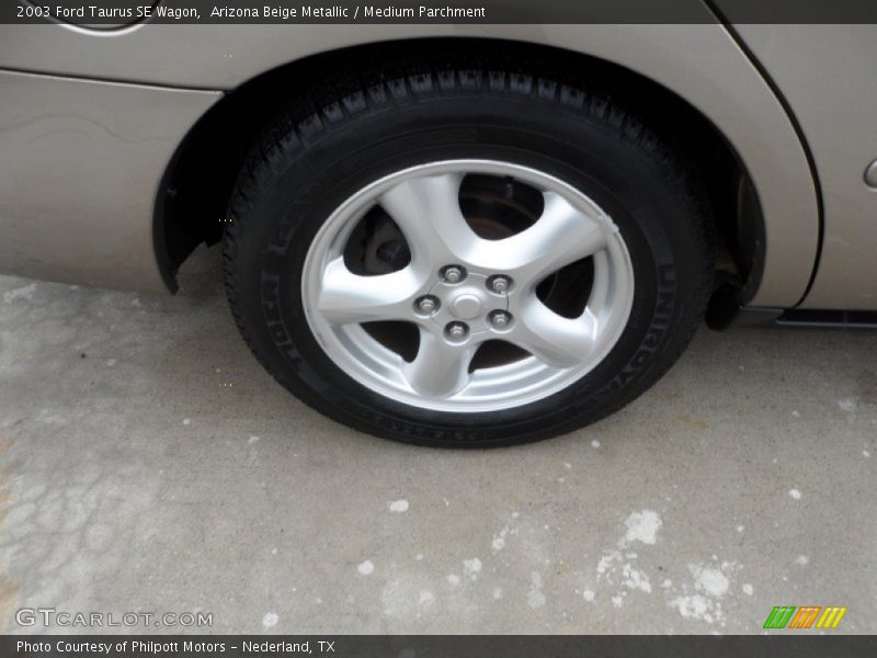 Arizona Beige Metallic / Medium Parchment 2003 Ford Taurus SE Wagon