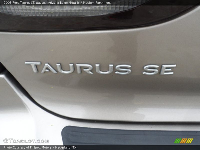 Arizona Beige Metallic / Medium Parchment 2003 Ford Taurus SE Wagon