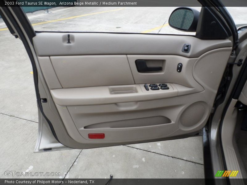 Arizona Beige Metallic / Medium Parchment 2003 Ford Taurus SE Wagon