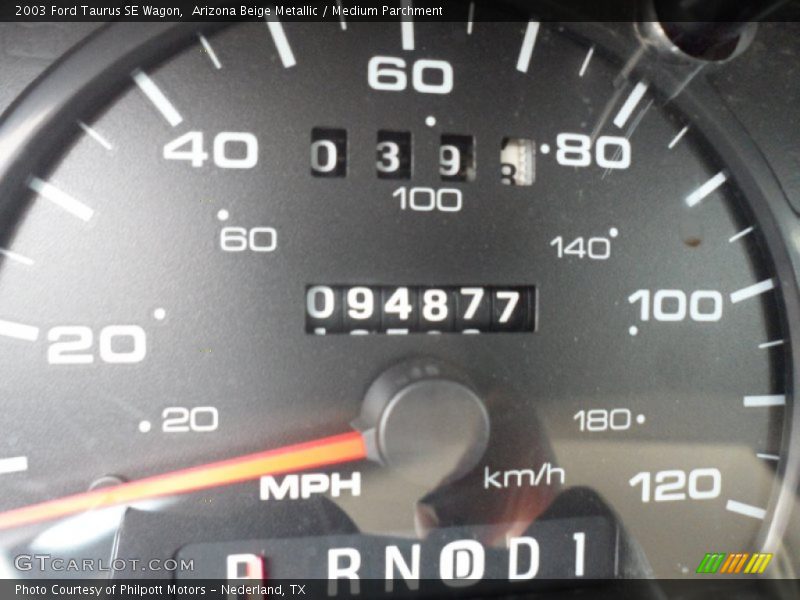 Arizona Beige Metallic / Medium Parchment 2003 Ford Taurus SE Wagon