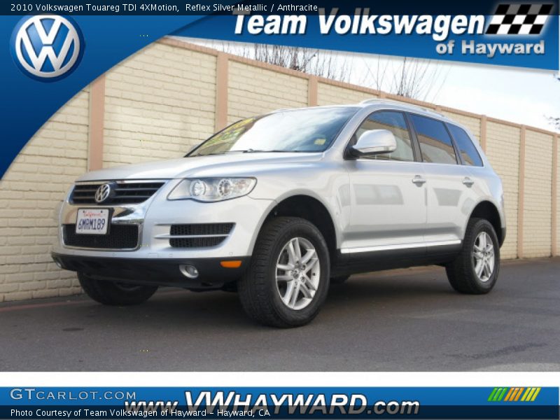 Reflex Silver Metallic / Anthracite 2010 Volkswagen Touareg TDI 4XMotion