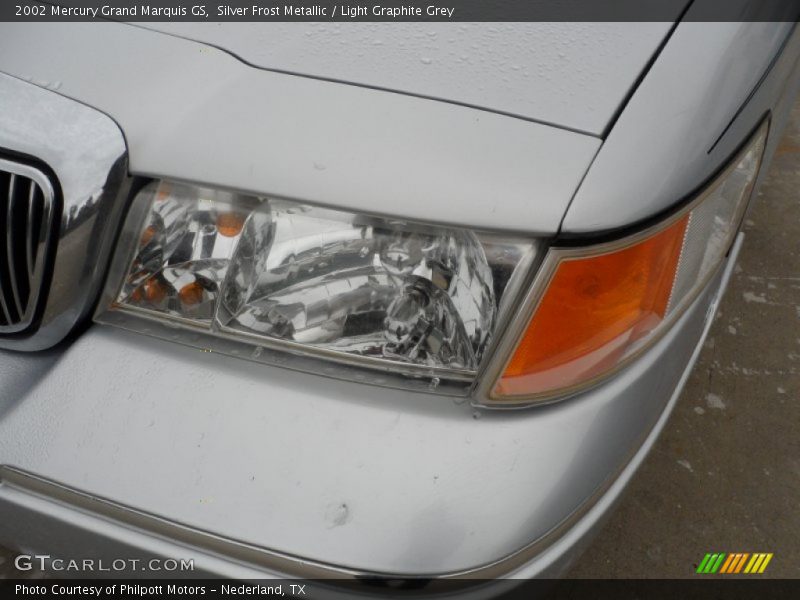 Silver Frost Metallic / Light Graphite Grey 2002 Mercury Grand Marquis GS