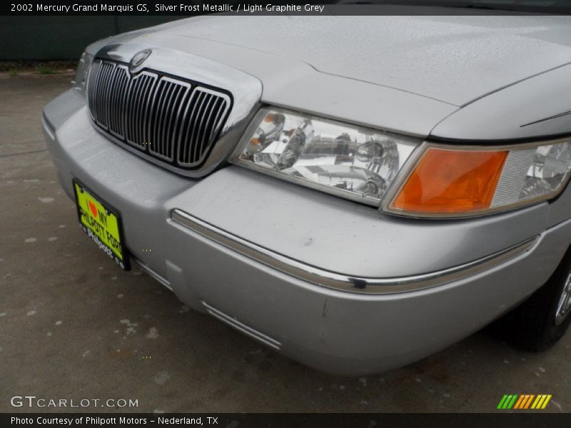 Silver Frost Metallic / Light Graphite Grey 2002 Mercury Grand Marquis GS