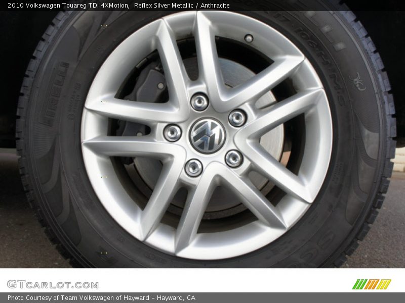 Reflex Silver Metallic / Anthracite 2010 Volkswagen Touareg TDI 4XMotion
