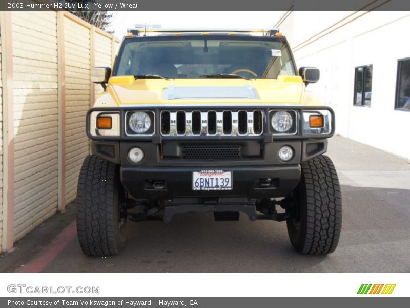 Yellow / Wheat 2003 Hummer H2 SUV Lux