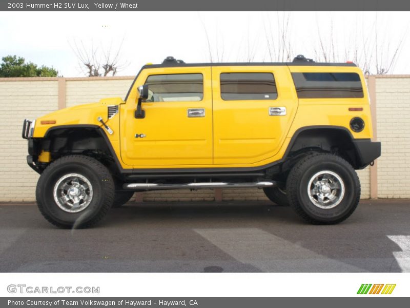  2003 H2 SUV Lux Yellow