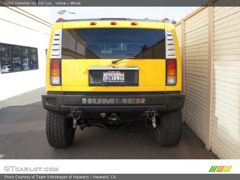 Yellow / Wheat 2003 Hummer H2 SUV Lux
