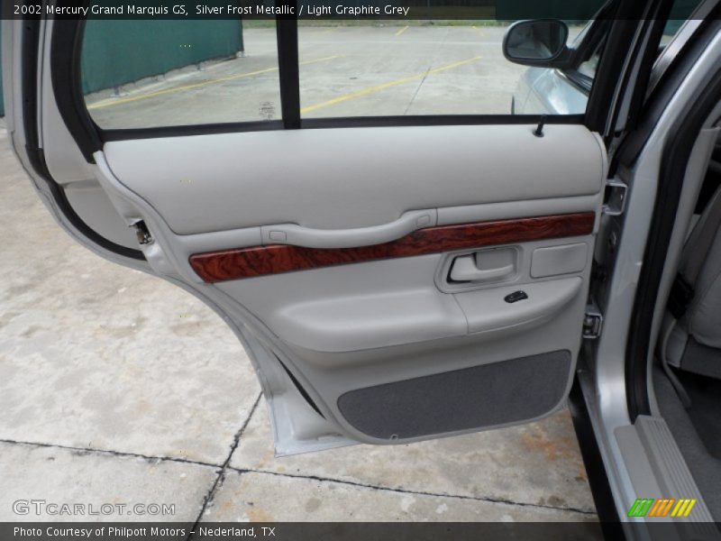 Silver Frost Metallic / Light Graphite Grey 2002 Mercury Grand Marquis GS