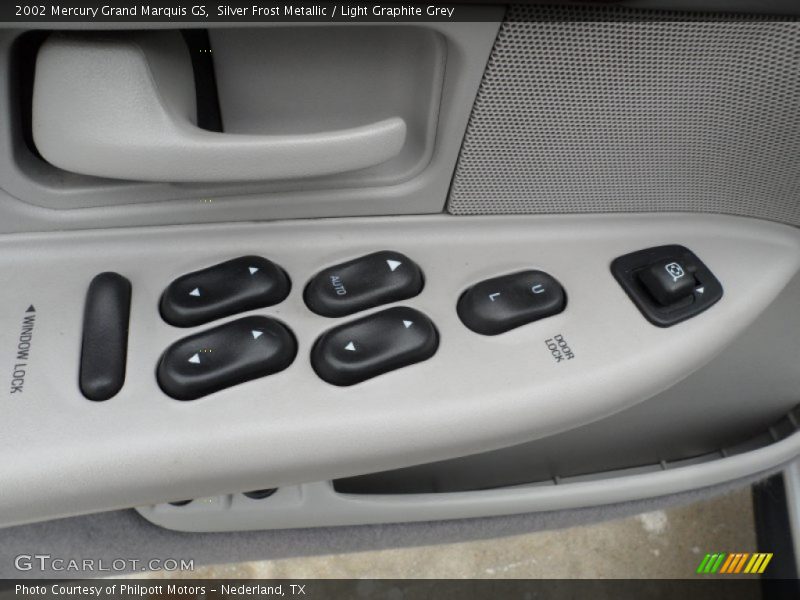 Silver Frost Metallic / Light Graphite Grey 2002 Mercury Grand Marquis GS