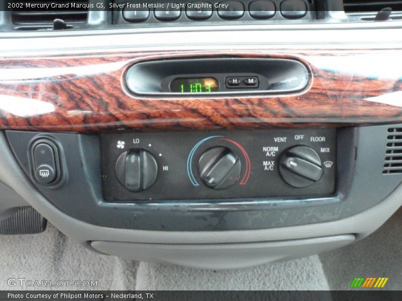 Silver Frost Metallic / Light Graphite Grey 2002 Mercury Grand Marquis GS