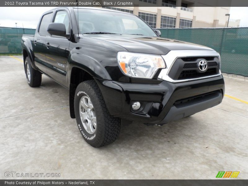 Black / Graphite 2012 Toyota Tacoma V6 TRD Prerunner Double Cab