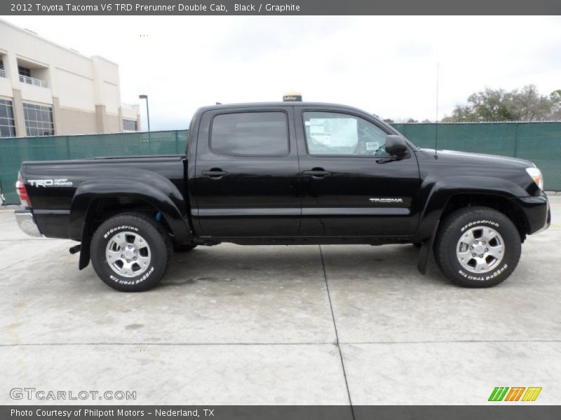 Black / Graphite 2012 Toyota Tacoma V6 TRD Prerunner Double Cab