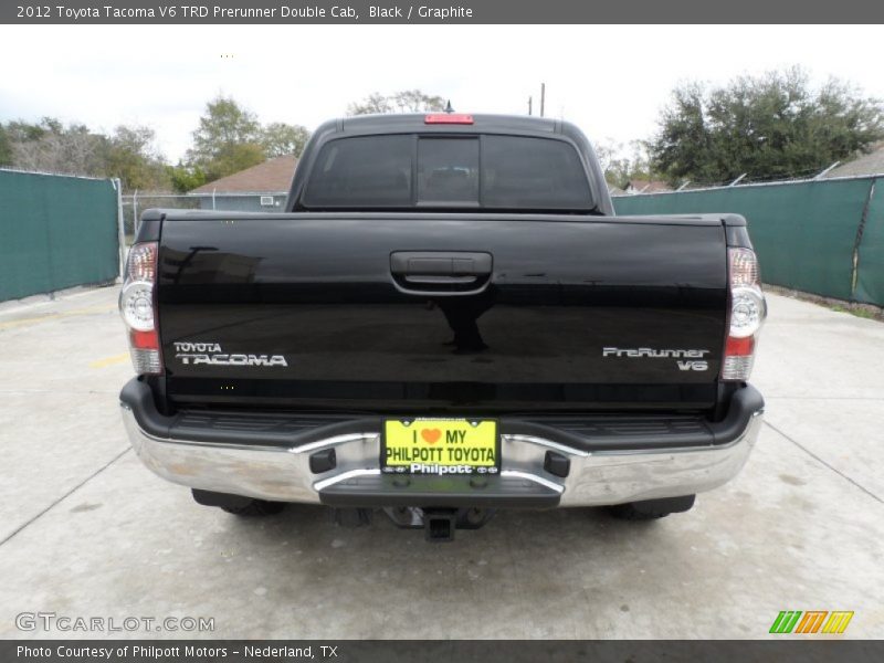 Black / Graphite 2012 Toyota Tacoma V6 TRD Prerunner Double Cab