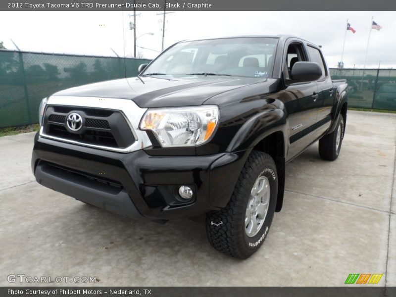 Black / Graphite 2012 Toyota Tacoma V6 TRD Prerunner Double Cab