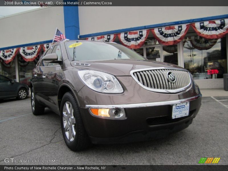 Cocoa Metallic / Cashmere/Cocoa 2008 Buick Enclave CXL AWD