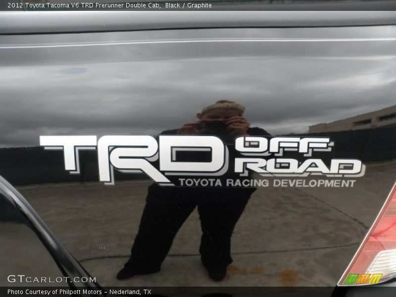 Black / Graphite 2012 Toyota Tacoma V6 TRD Prerunner Double Cab