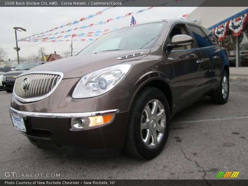 Cocoa Metallic / Cashmere/Cocoa 2008 Buick Enclave CXL AWD