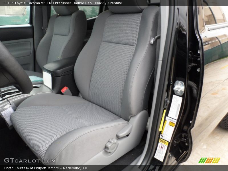 Black / Graphite 2012 Toyota Tacoma V6 TRD Prerunner Double Cab