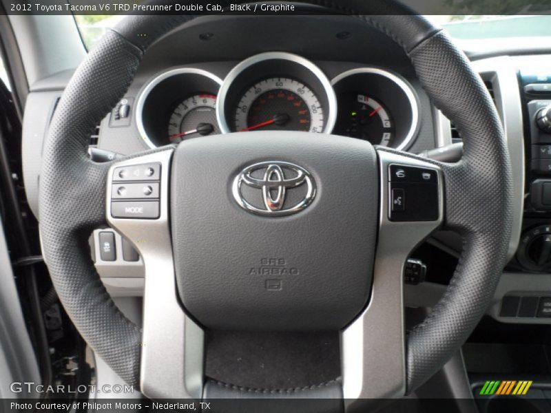 Black / Graphite 2012 Toyota Tacoma V6 TRD Prerunner Double Cab