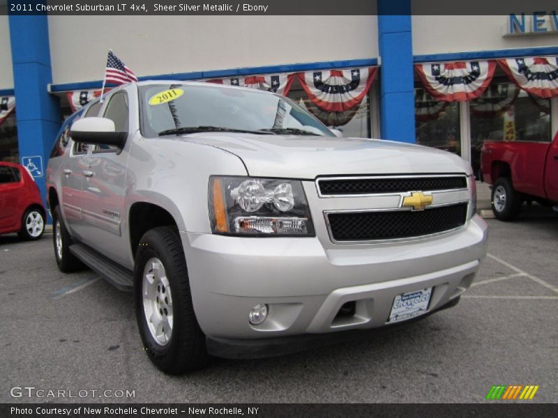 Sheer Silver Metallic / Ebony 2011 Chevrolet Suburban LT 4x4