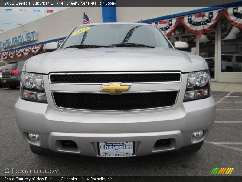 Sheer Silver Metallic / Ebony 2011 Chevrolet Suburban LT 4x4