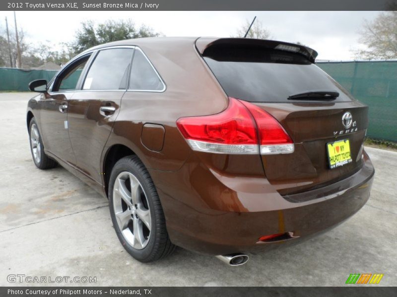 Sunset Bronze Mica / Ivory 2012 Toyota Venza XLE