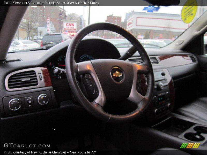 Sheer Silver Metallic / Ebony 2011 Chevrolet Suburban LT 4x4