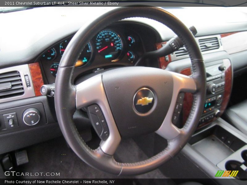 Sheer Silver Metallic / Ebony 2011 Chevrolet Suburban LT 4x4