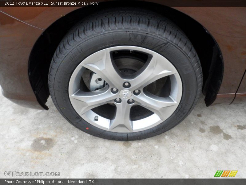  2012 Venza XLE Wheel