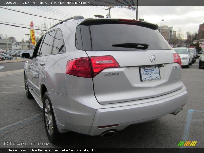 Billet Silver Metallic / Ebony 2008 Acura MDX Technology