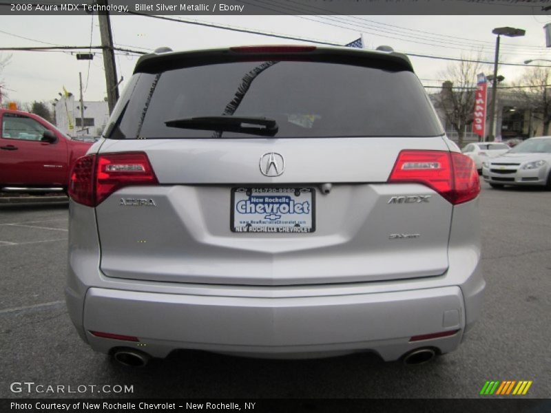 Billet Silver Metallic / Ebony 2008 Acura MDX Technology