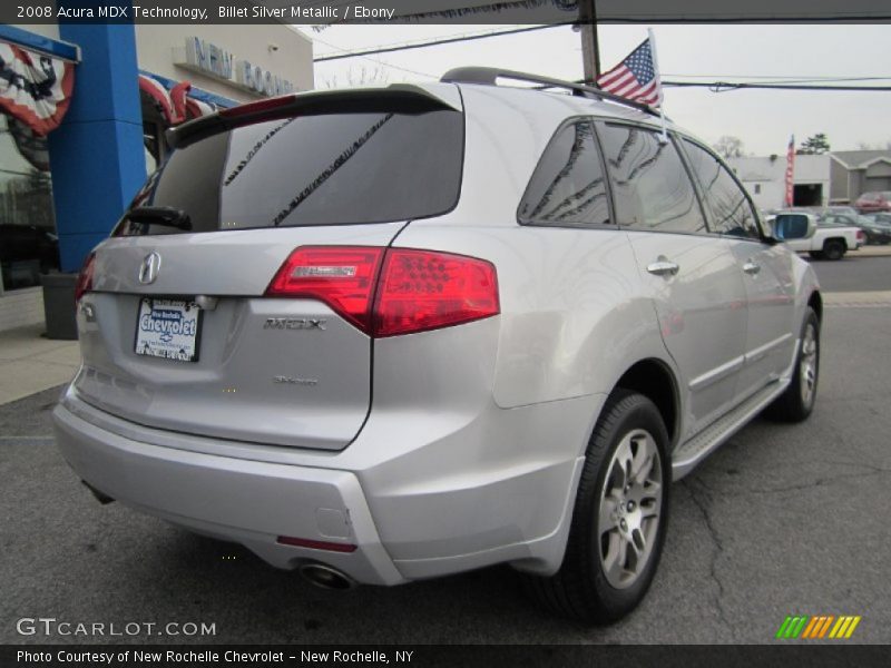 Billet Silver Metallic / Ebony 2008 Acura MDX Technology