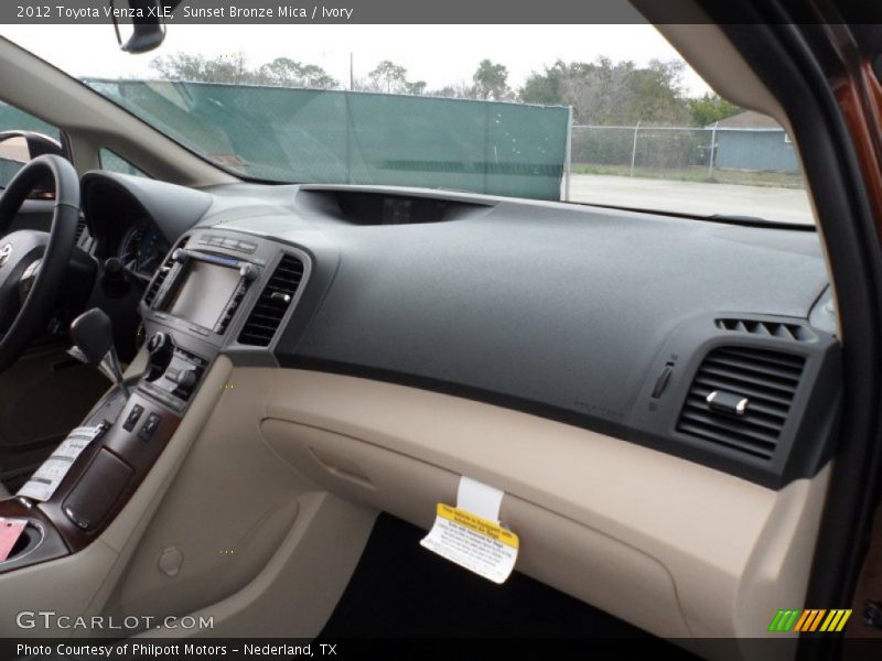 Sunset Bronze Mica / Ivory 2012 Toyota Venza XLE