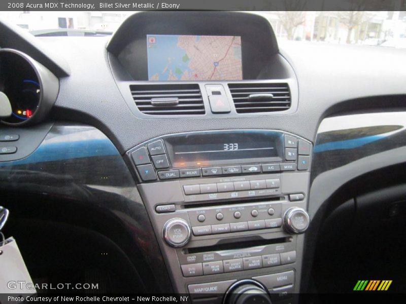 Billet Silver Metallic / Ebony 2008 Acura MDX Technology