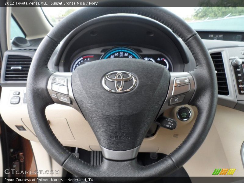  2012 Venza XLE Steering Wheel