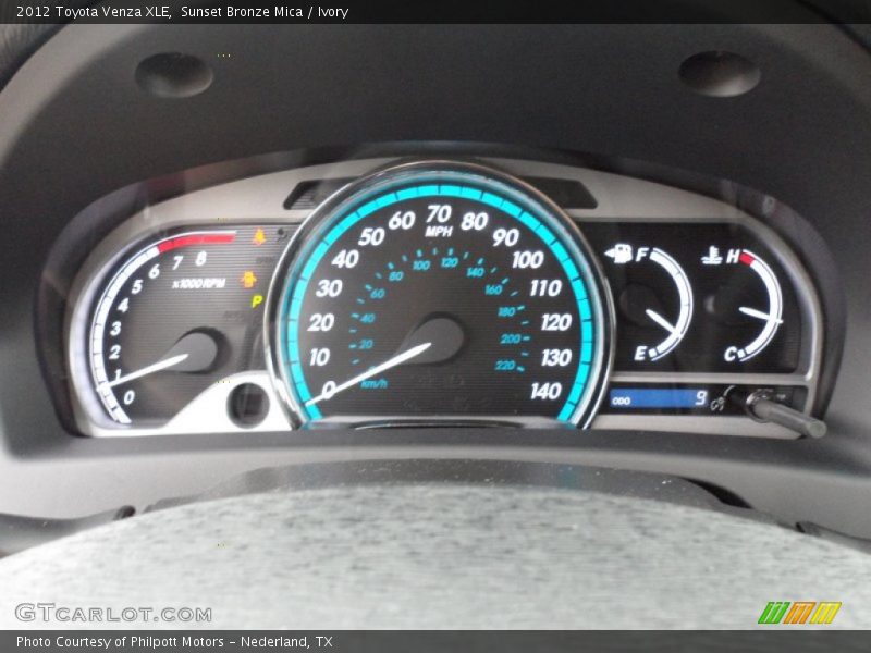  2012 Venza XLE XLE Gauges