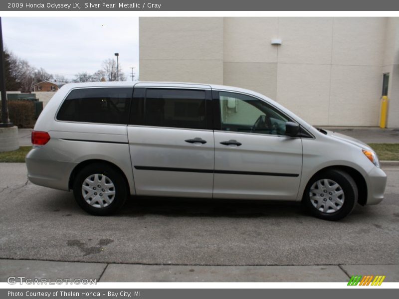 Silver Pearl Metallic / Gray 2009 Honda Odyssey LX