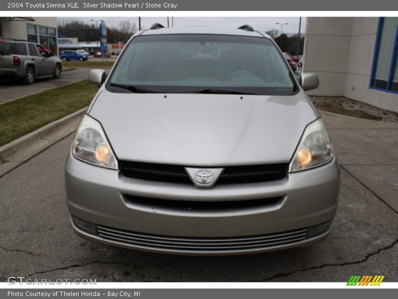 Silver Shadow Pearl / Stone Gray 2004 Toyota Sienna XLE