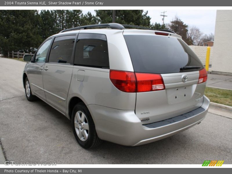 Silver Shadow Pearl / Stone Gray 2004 Toyota Sienna XLE