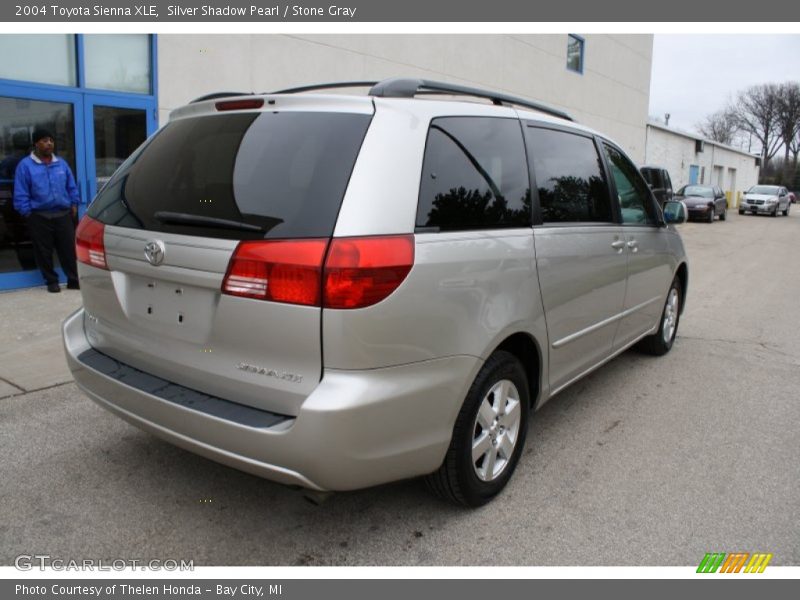 Silver Shadow Pearl / Stone Gray 2004 Toyota Sienna XLE