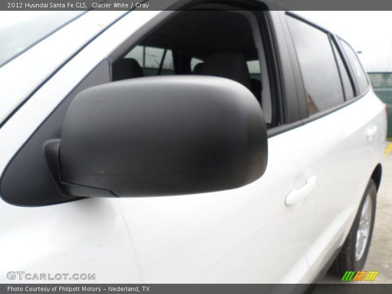 Glacier White / Gray 2012 Hyundai Santa Fe GLS