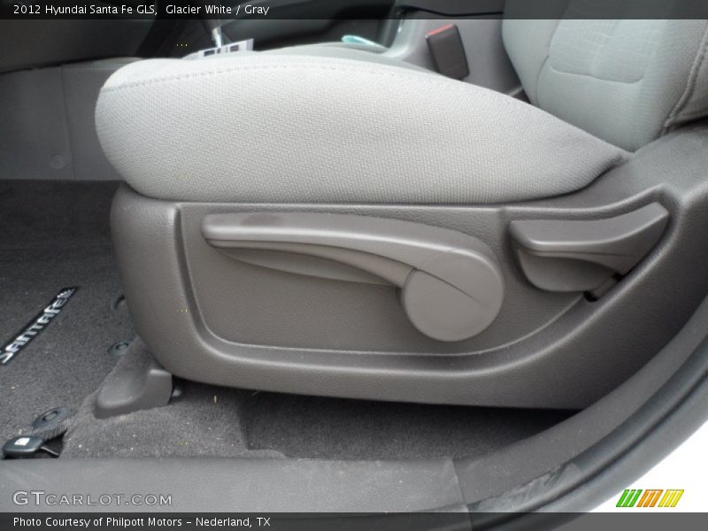 Glacier White / Gray 2012 Hyundai Santa Fe GLS